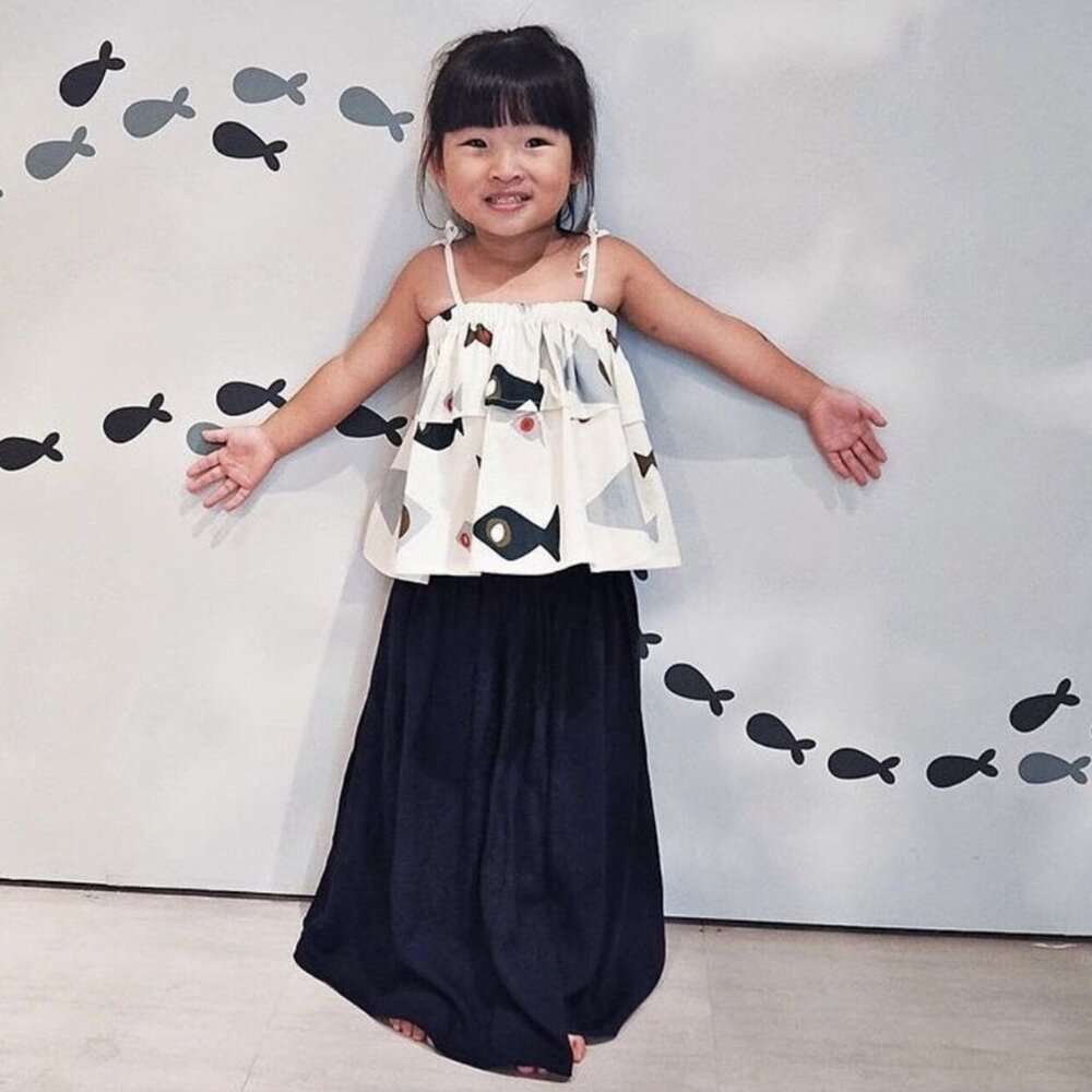 NWT Amae Co. 2-in-1 Fish Tank Top OR Skirt sz 2/3